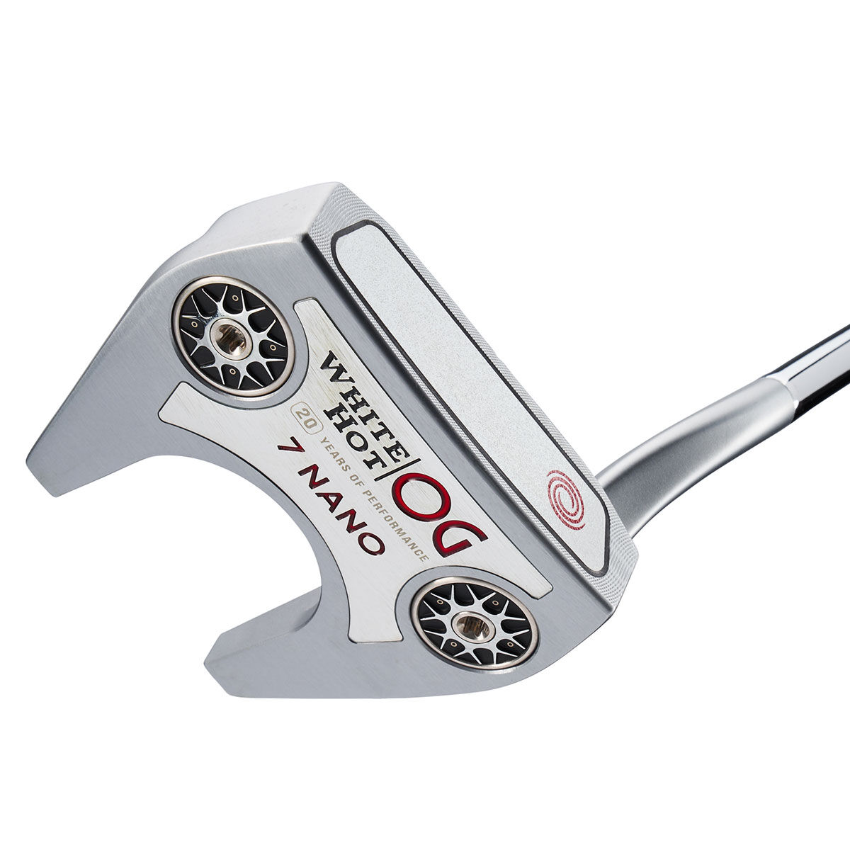 Odyssey Silver White Hot OG 7 Nano Right Hand Golf Putter, Size: 34" | American Golf von Odyssey
