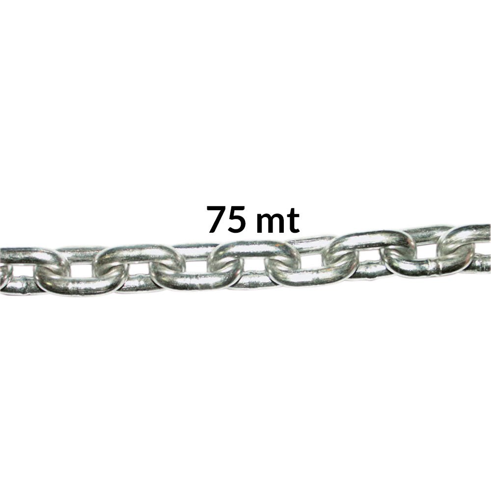 Oem Marine 8 Mm Stainless Steel Calibrated Chain Silber 50 m von Oem Marine