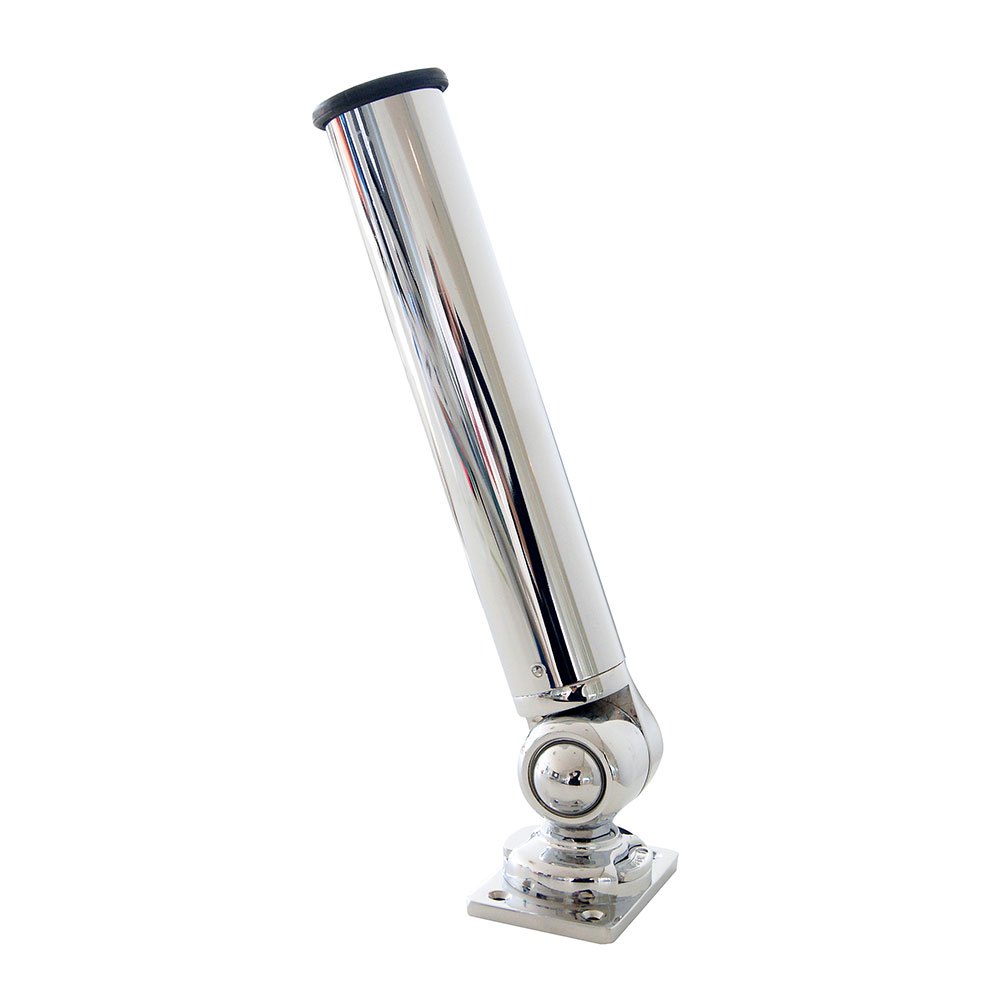 Oem Marine Brass Chromed Adjustable Rod Holder Silber 250 x 40 mm Oem Marine Brass Chromed Adjustable Rod Holder Silber 250 x 40 mm von Oem Marine