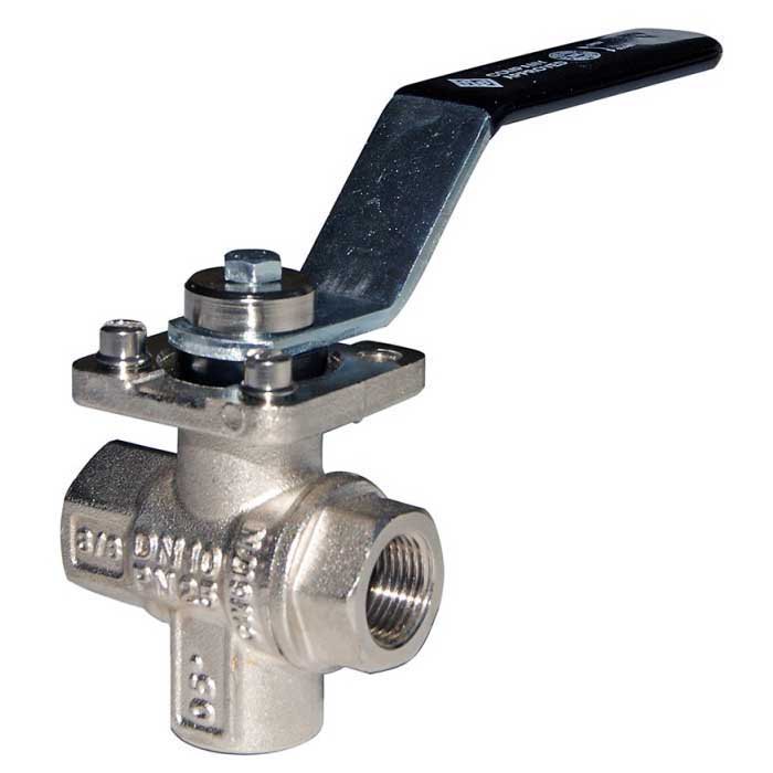 Oem Marine Full Passage 3 Ways Ball Valve Silber 1´´ Oem Marine Full Passage 3 Ways Ball Valve Silber 1´´ von Oem Marine