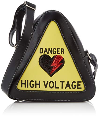 Oh My Pop! High Voltage-Warning Tasche Klein, Gelb, 22,5 x 24 cm von Oh My Pop!