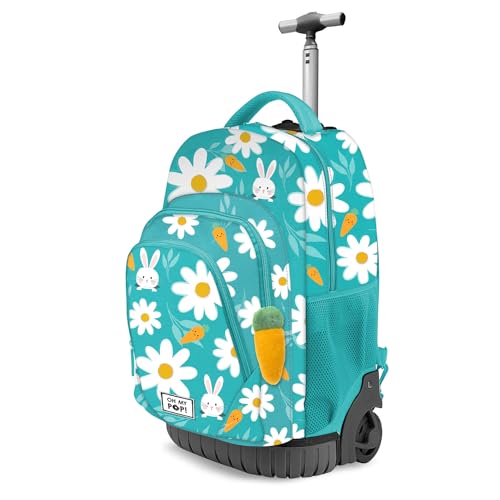 Oh My Pop! Blooming-Fan GTS Trolley-Rucksack, Türkis, 32 x 47 cm, Kapazität 39 L Oh My Pop! Blooming-Fan GTS Trolley-Rucksack, Türkis, 32 x 47 cm, Kapazität 39 L von Oh My Pop!
