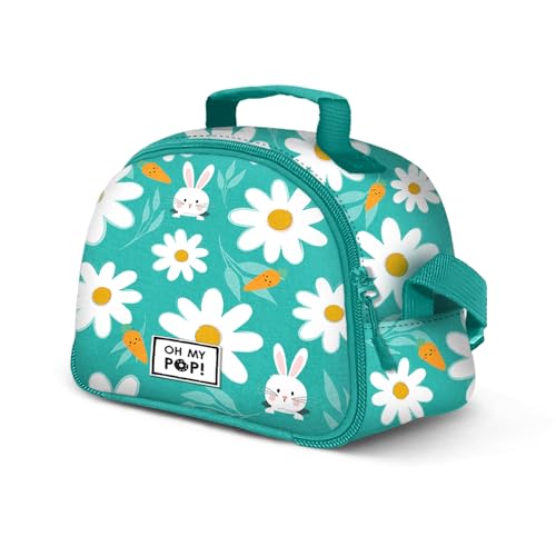 Oh My Pop! Blooming-Thermal Lunch Bag Frühstückstasche, Türkis Oh My Pop! Blooming-Thermal Lunch Bag Frühstückstasche, Türkis von Oh My Pop!