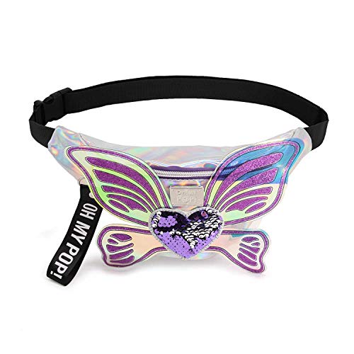 Oh My Pop! Flügel-Waist Gürteltasche, Silber Oh My Pop! Flügel-Waist Gürteltasche, Silber von Oh My Pop!
