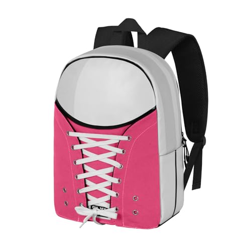 Oh My Pop Fuchsia-Sneakers Rucksack, Fuchsia, 30 x 40cm, Kapazität 20 L Oh My Pop Fuchsia-Sneakers Rucksack, Fuchsia, 30 x 40cm, Kapazität 20 L von Oh My Pop!