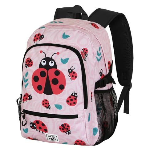 Oh My Pop! Ladybug-Fan Fight Rucksack 2.2, Rosa, 31 x 44 cm, Kapazität 24 L von Oh My Pop!