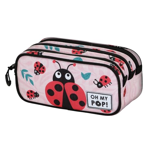 Oh My Pop! Ladybug-Fan Trick-Federmäppchen 2.2, Rosa, 23 x 11 cm Oh My Pop! Ladybug-Fan Trick-Federmäppchen 2.2, Rosa, 23 x 11 cm von Oh My Pop!