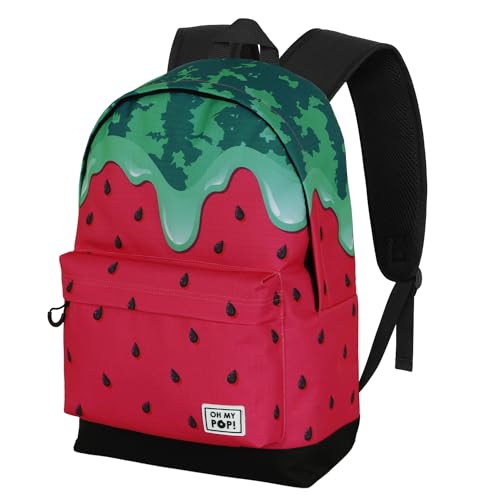 Oh My Pop! Melty Melon-Fan HS Rucksack 2.2, Grün, 31 x 44 cm, Kapazität 24 L von Oh My Pop!