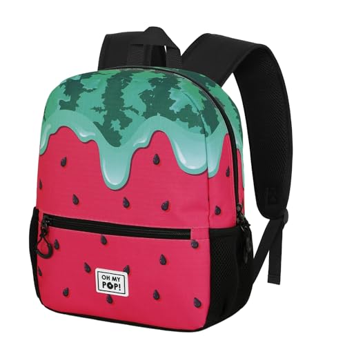 Oh My Pop! Melty Melon-Sweet Rucksack, Grün, 26 x 33 cm, Kapazität 9,5 L von Oh My Pop!