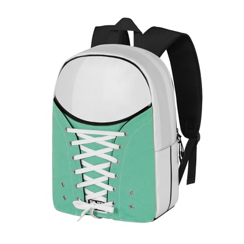 Oh My Pop! Mint-Sneakers Rucksack, Türkis, 30 x 43 cm, Kapazität 19 L von Oh My Pop!