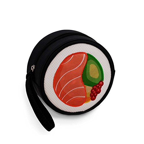 Oh My Pop Pop! Maki-Sushi Purse Münzbörse, 9 cm, Rot (Red) von Oh My Pop!