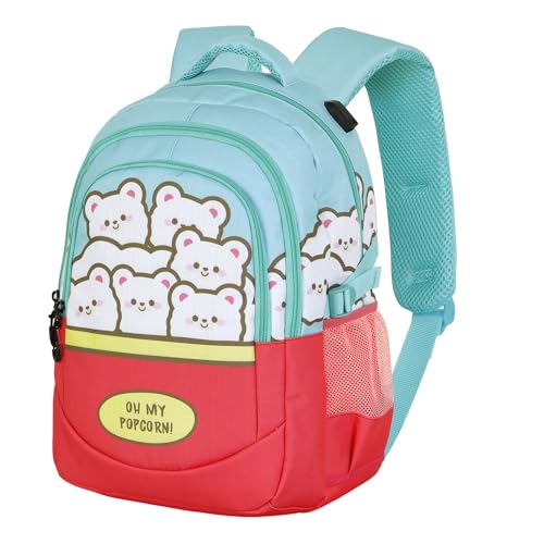 Oh My Pop! Popcorn-Plus Running Rucksack, Blau, 34 x 46 cm, Kapazität 32 L von Oh My Pop!