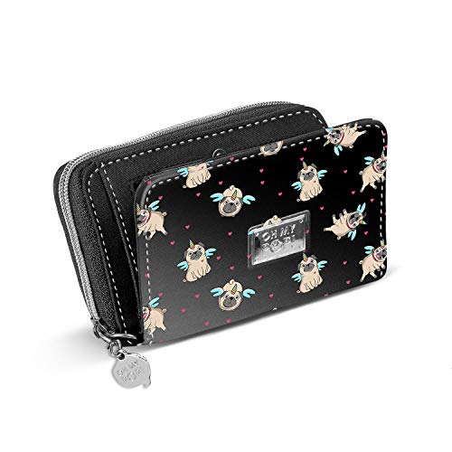 Oh My Pop! Pug-Geldbörse, Schwarz Oh My Pop! Pug-Geldbörse, Schwarz von Oh My Pop!