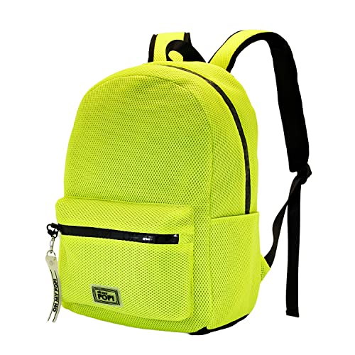 Oh My Pop! Yellow Neon-Mesh Rucksack, Gelb Oh My Pop! Yellow Neon-Mesh Rucksack, Gelb von Oh My Pop!