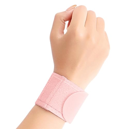 Ohewiiuk Fitness-Armbänder, Handgelenkstütze, Handgelenkschützer, Geeignet für Fitness, Handgelenkschutz, Atmungsaktive Bandagen, Riemen, Rosa von Ohewiiuk