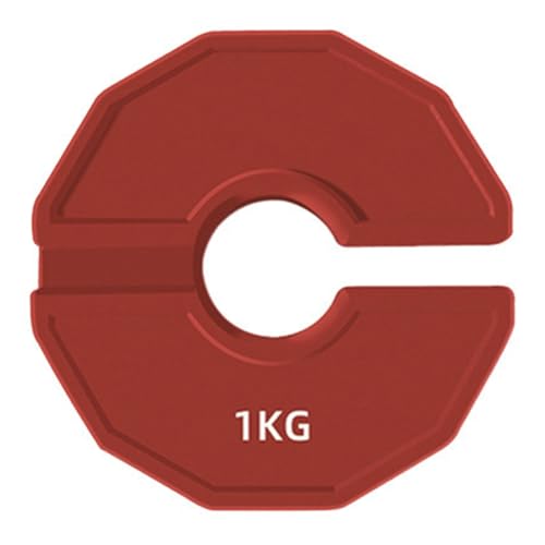Ohulelks 1 Stück Gym Micro-Type Hantelscheiben, Bruchteil-Gewichtsscheiben, Gummi, Bruchteil-Gewichtsscheiben, Zusatzwechsel, Rot, 1 Kg Ohulelks 1 Stück Gym Micro-Type Hantelscheiben, Bruchteil-Gewichtsscheiben, Gummi, Bruchteil-Gewichtsscheiben, Zusatzwechsel, Rot, 1 Kg von Ohulelks