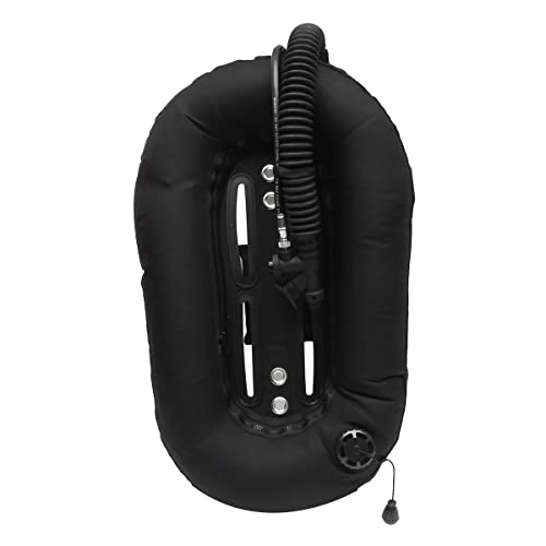 Okeeyseda 30lbs Scuba Diving Snorkeling Donut Wing Single Tank BCD Auftriebskompensator Scuba, Schwarz von Okeeyseda