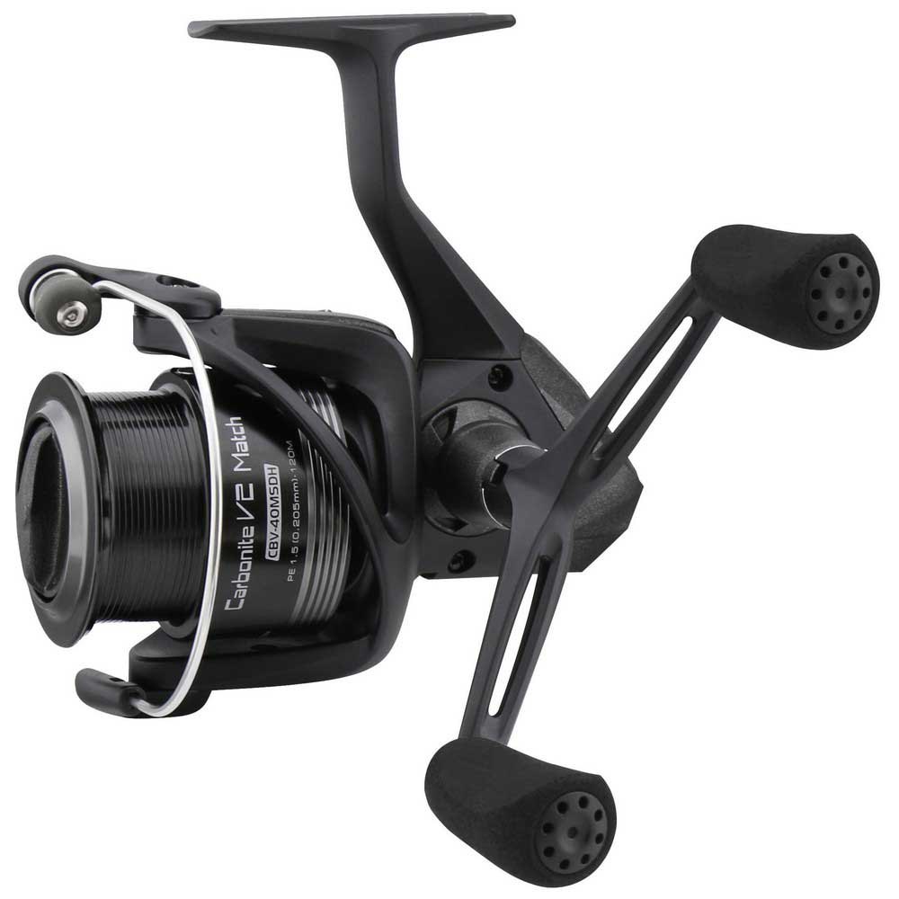 Okuma Carbonite V2 Match Baitfeeder Carpfishing Reel Schwarz Ratio: 6.2:1 von Okuma