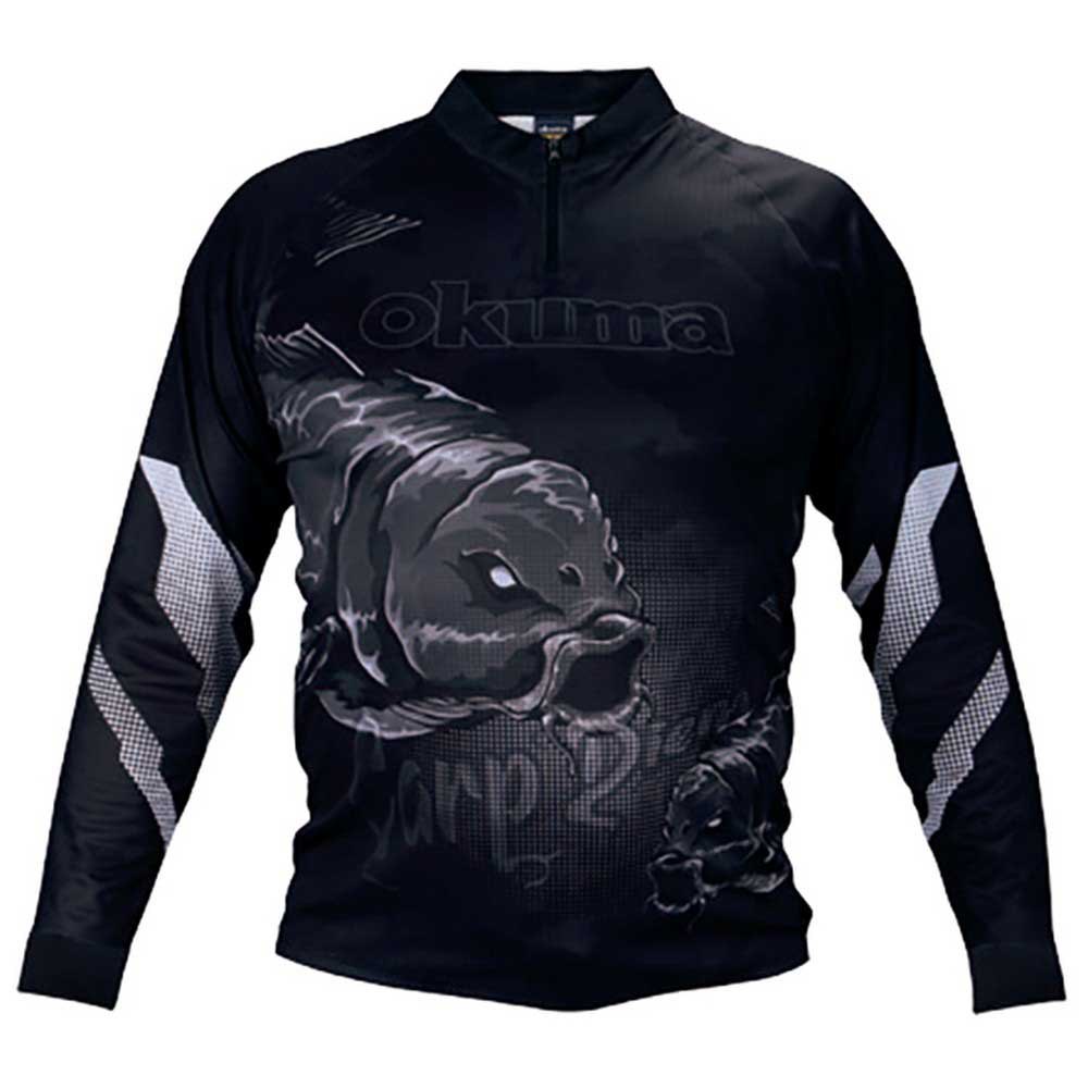 Okuma Carp Half Zip Sweatshirt Schwarz S Mann Okuma Carp Half Zip Sweatshirt Schwarz S Mann von Okuma