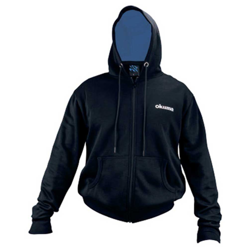 Okuma Full Zip Sweatshirt Schwarz 3XL Mann von Okuma