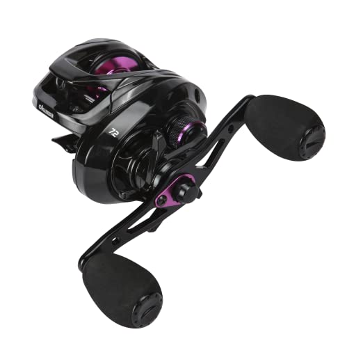 Okuma HG-101-A Halogen-Baitcast-Rollen, Links, Schwarz von Okuma