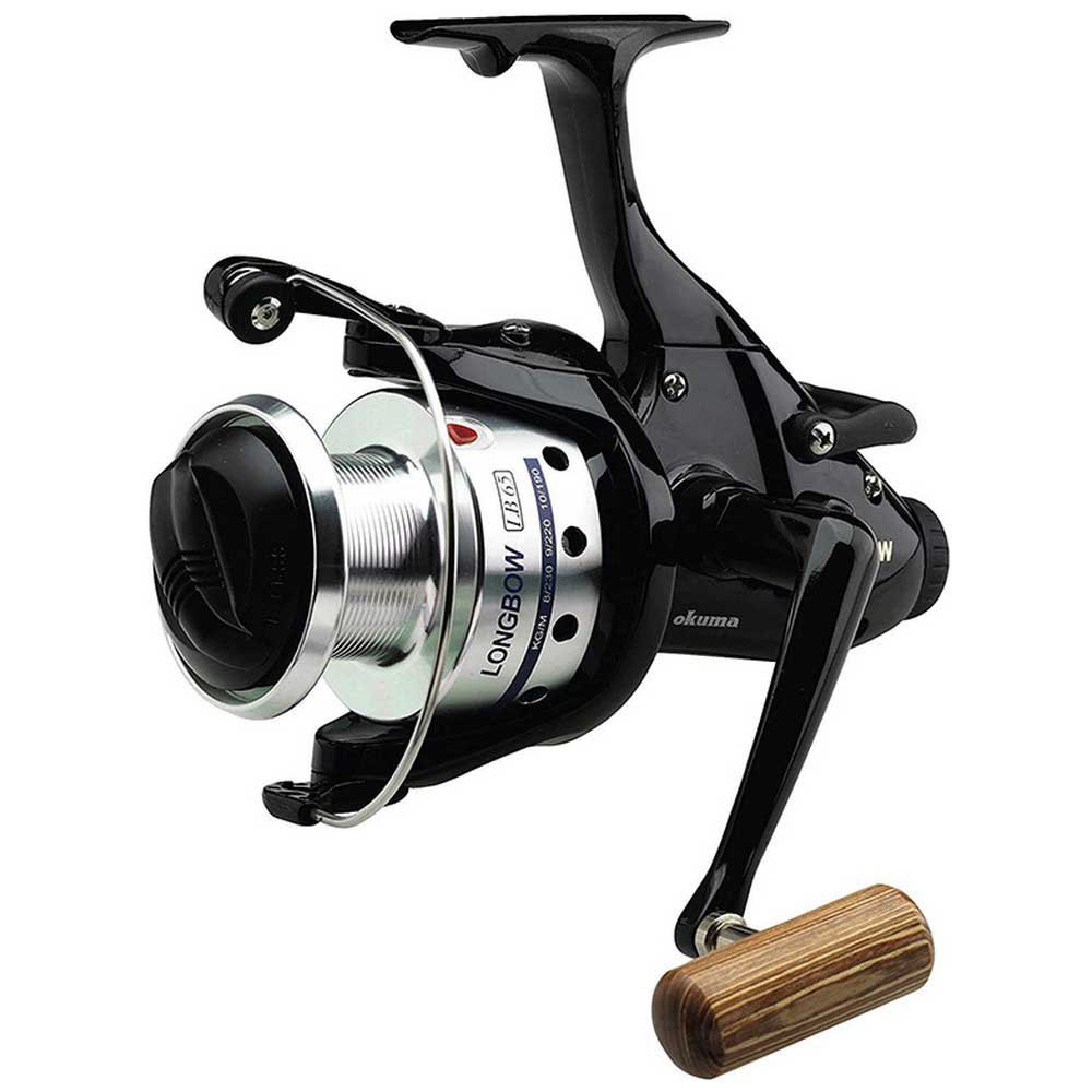 Okuma Longbow Baitfeeder Carpfishing Reel Silber 680 von Okuma