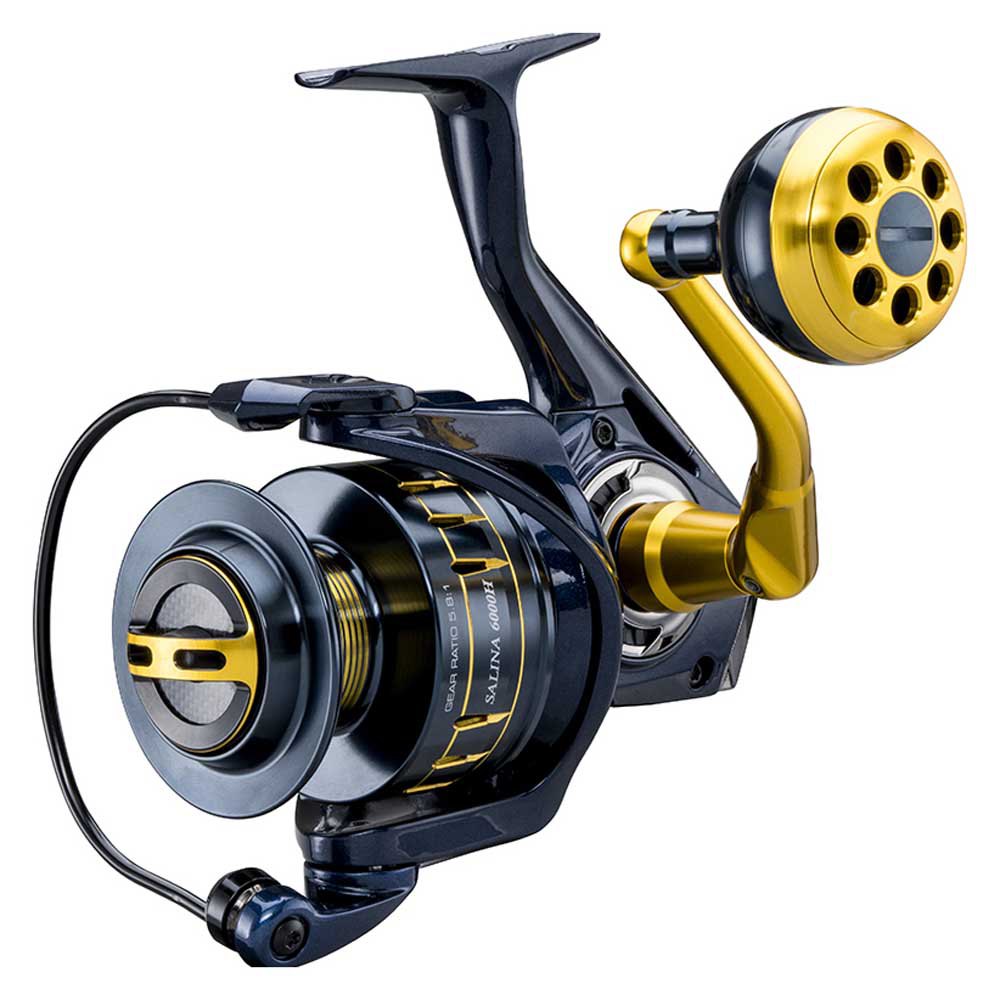 Okuma Salina High Speed Spinning Reel Silber 6000H von Okuma