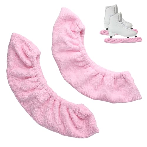 OldPAPA 1 Paare Kufenschoner Schlittschuhe Kufenschoner - Kufenstrümpfe für Damen Herren kufenschoner zubehör mit verstärkter Laufschiene Schlittschuh Soakers (Pink) von OldPAPA