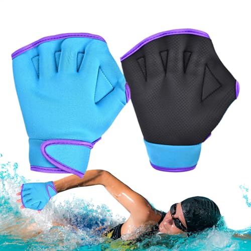Schwimmbeständige Handschuhe, Schwimmhandschuhe, Schwimmtraining, Tauchausrüstung, kein Verblassen, Gummi-Fäustlinge für Fitness, wasserabweisendes Training Schwimmbeständige Handschuhe, Schwimmhandschuhe, Schwimmtraining, Tauchausrüstung, kein Verblassen, Gummi-Fäustlinge für Fitness, wasserabweisendes Training von Oldmoom