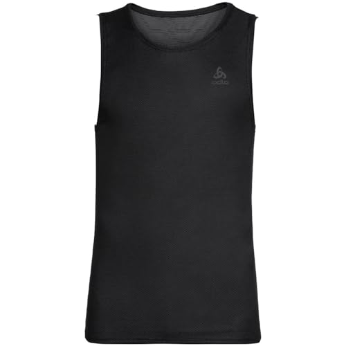 Odlo Herren Active F-dry Light Funktionsunterwäsche Tanktop, Schwarz, S EU Odlo Herren Active F-dry Light Funktionsunterwäsche Tanktop, Schwarz, S EU von Odlo