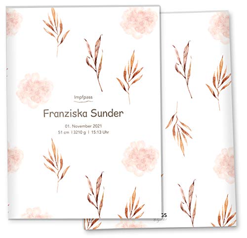 Olgs Impfpasshülle Pink Passion - Personalisierbar, stilvolle Dokumentenschutz in 9,3 x 13 cm Olgs Impfpasshülle Pink Passion - Personalisierbar, stilvolle Dokumentenschutz in 9,3 x 13 cm von Olgs