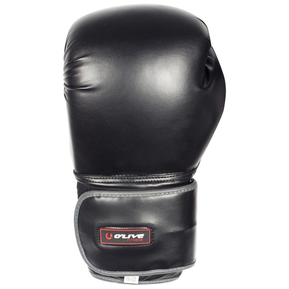 Olive Leather High Quality Synthetic Combat Gloves Schwarz 16 oz Olive Leather High Quality Synthetic Combat Gloves Schwarz 16 oz von Olive