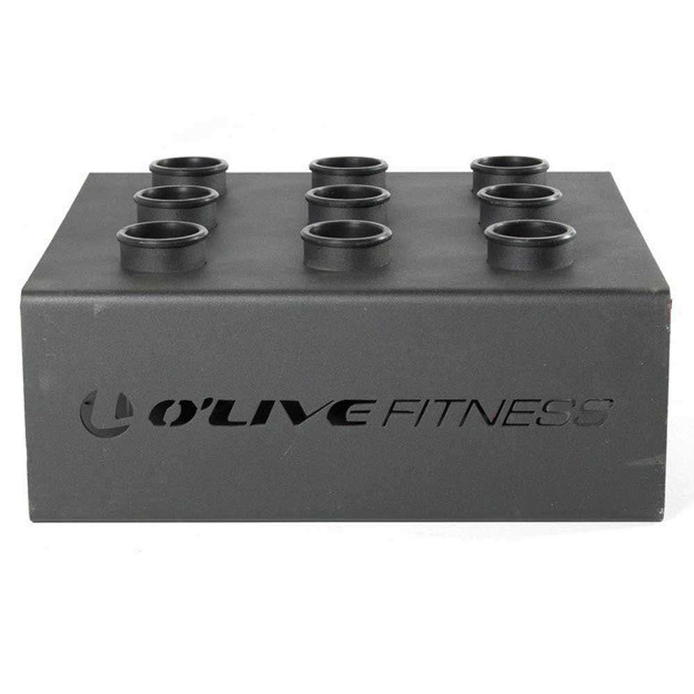 Olive Olympic Bar Rack Grau 46x25x46 cm Olive Olympic Bar Rack Grau 46x25x46 cm von Olive