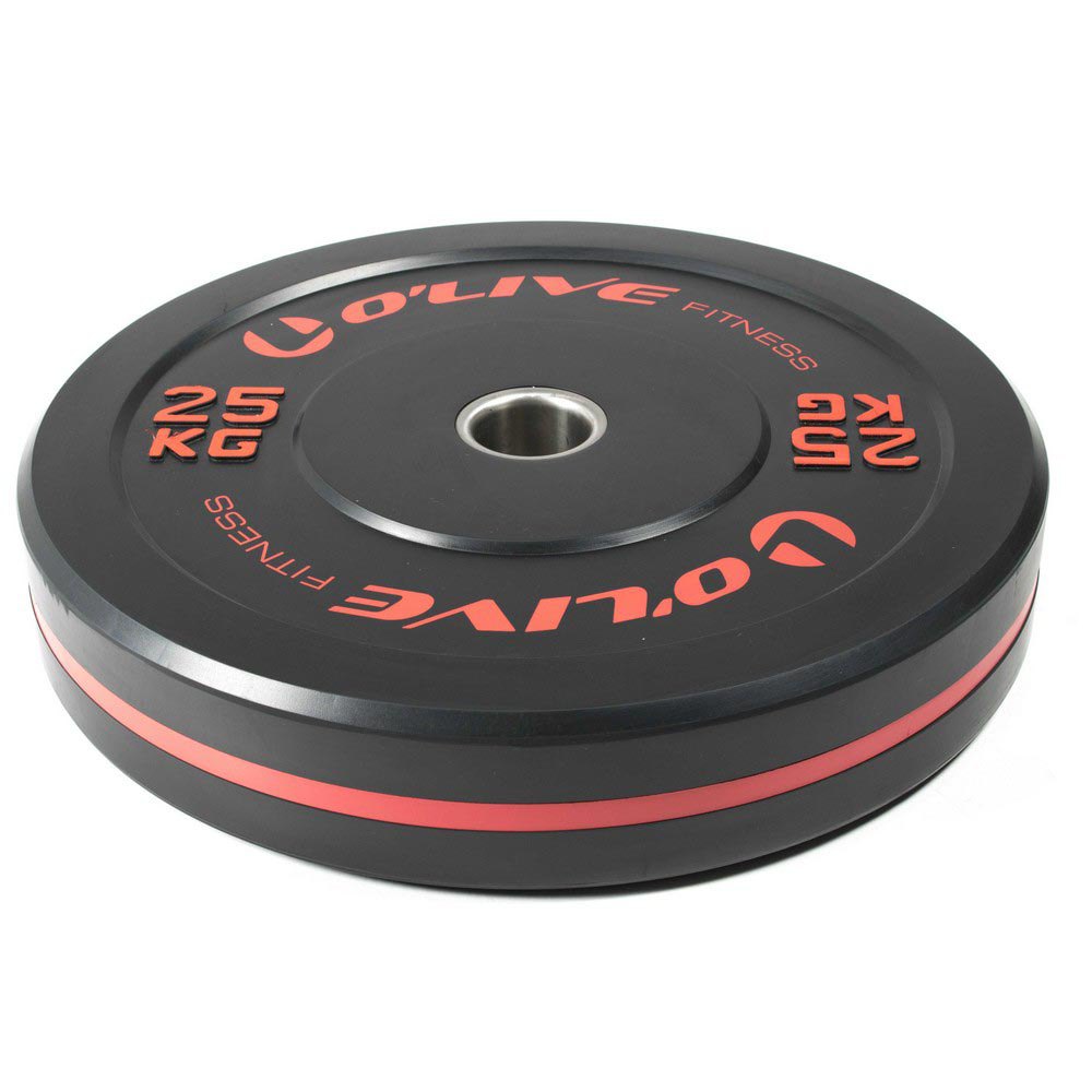 Olive Olympic Bumper Plate 25kg Schwarz 25 kg Olive Olympic Bumper Plate 25kg Schwarz 25 kg von Olive