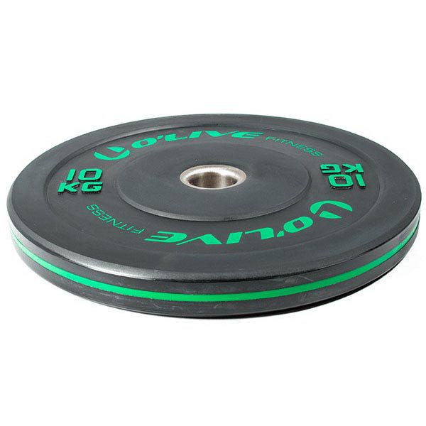 Olive Olympic Bumper Discs 10kg Schwarz 10 kg von Olive