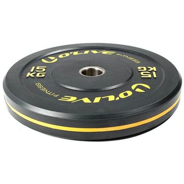 Olive Olympic Bumper Plate 15kg Schwarz 15 kg Olive Olympic Bumper Plate 15kg Schwarz 15 kg von Olive