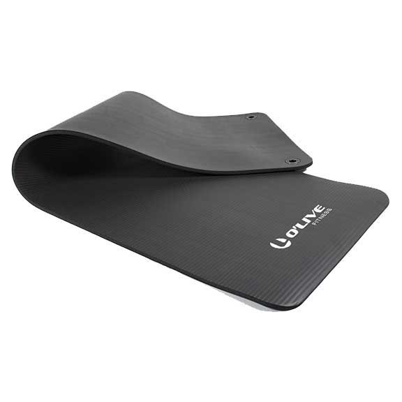 Olive Pilates Mat Schwarz 180 x 61 x 1 cm von Olive