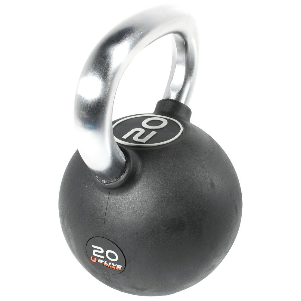 Olive Rubber 20kg Kettlebell Schwarz 20 kg Olive Rubber 20kg Kettlebell Schwarz 20 kg von Olive
