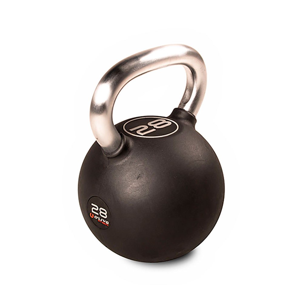 Olive Rubber 28kg Kettlebell Schwarz 28 kg Olive Rubber 28kg Kettlebell Schwarz 28 kg von Olive