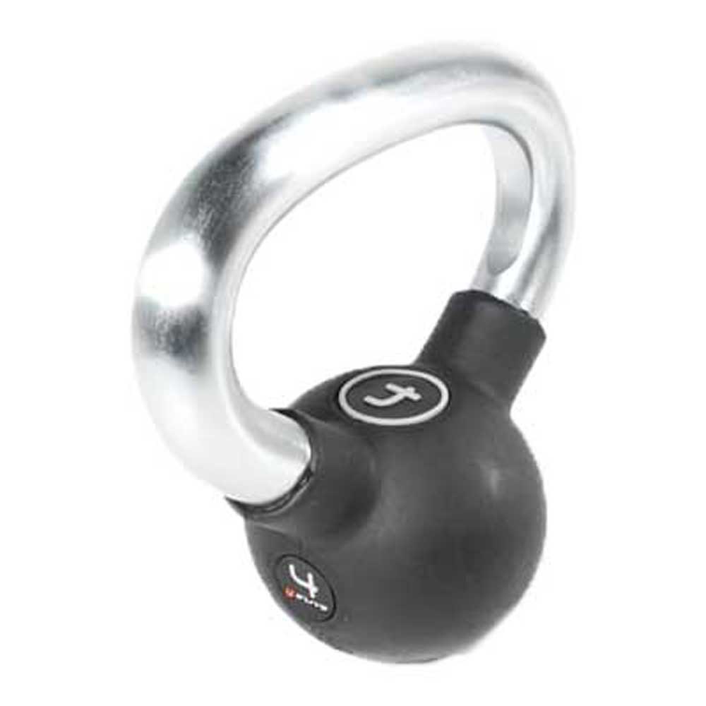 Olive Rubber 4kg Kettlebell Schwarz 4 kg von Olive