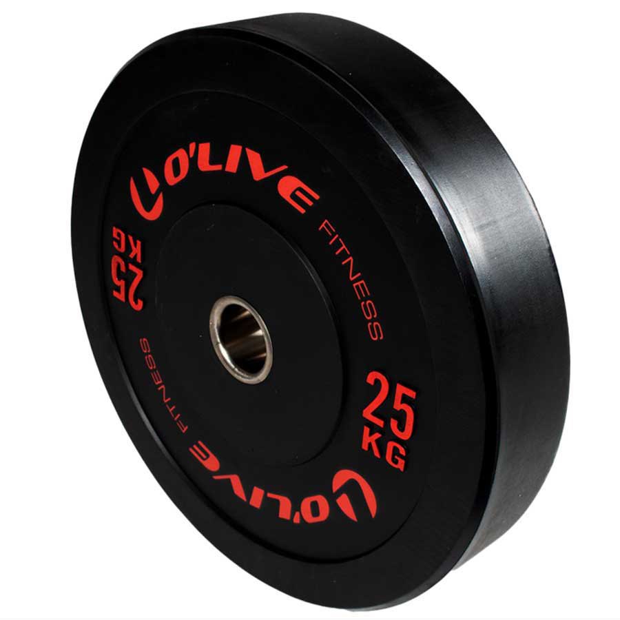 Olive Rubber Coated 25 Kg Plate Silber 25 kg Olive Rubber Coated 25 Kg Plate Silber 25 kg von Olive