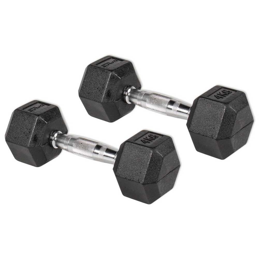 Olive Rubber Hex 4kg Dumbbell 2 Units Schwarz 4 kg Olive Rubber Hex 4kg Dumbbell 2 Units Schwarz 4 kg von Olive