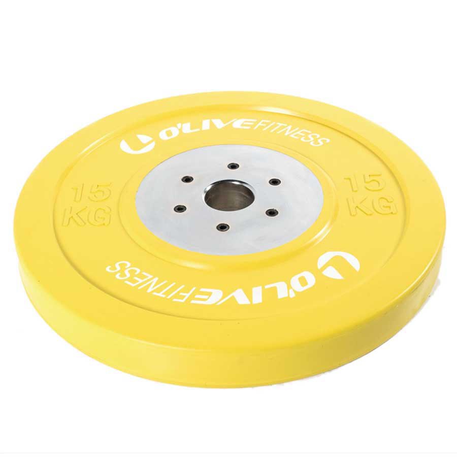 Olive Rubber 15 Kg Plate Gelb 15 kg Olive Rubber 15 Kg Plate Gelb 15 kg von Olive
