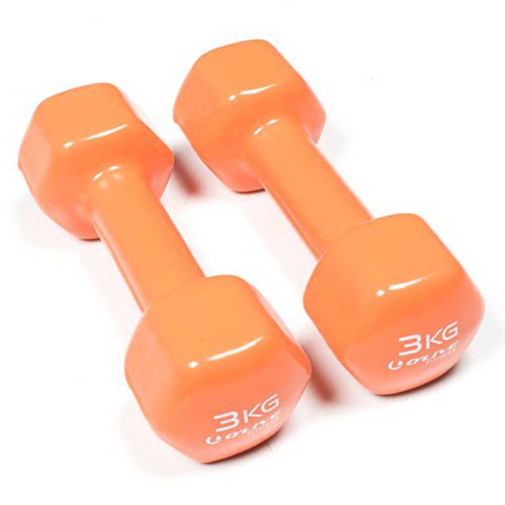 Olive Vinyl 3kg Dumbbell 2 Units Orange 3 kg Olive Vinyl 3kg Dumbbell 2 Units Orange 3 kg von Olive
