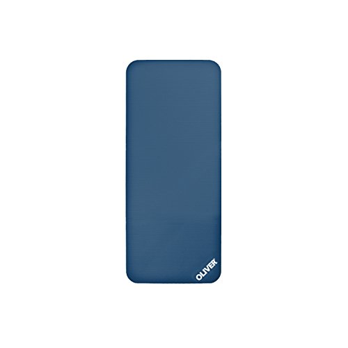 OLIVER Gymnastikmatte blau 140 x 60 x 1cm Fitnessmatte Yogamatte rutschfest von Oliver