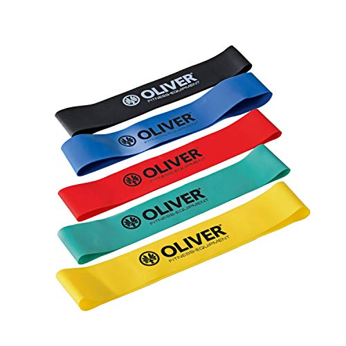 OLIVER Rubber-O 5er Set Widerstandsband leicht bis maxstark Resistance Bootyband OLIVER Rubber-O 5er Set Widerstandsband leicht bis maxstark Resistance Bootyband von Oliver