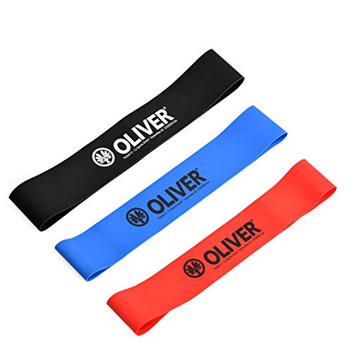 Oliver – 3er Set Rubber-O Fitnessbänder in Stark, Extra Stark & Max. Stark – Widerstandsbänder aus 100% Latex – Resistance Band für Widerstandstraining, Stretching, Floorwork & Bauch, Beine, Po Oliver – 3er Set Rubber-O Fitnessbänder in Stark, Extra Stark & Max. Stark – Widerstandsbänder aus 100% Latex – Resistance Band für Widerstandstraining, Stretching, Floorwork & Bauch, Beine, Po von Oliver
