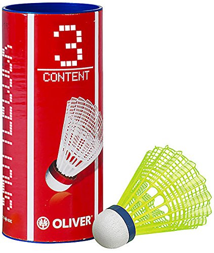 Oliver Badminton Ball PRO TEC 5 gelb-blau, Farbe:GELB-BLAU, Größe:MED von Oliver