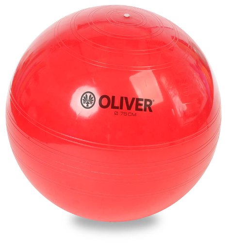 Oliver Gymnastikball Fitness Ball Physiotherapie Gymnastik Sitzball rot 75 cm Oliver Gymnastikball Fitness Ball Physiotherapie Gymnastik Sitzball rot 75 cm von Oliver