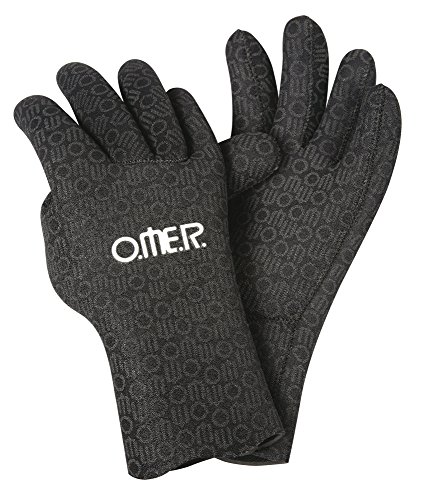 Omer Aquasphere Unisex-Adult AQUASTRETCH 2 MM Gloves Handschuhe, Mehrfarbig, XL von Omer